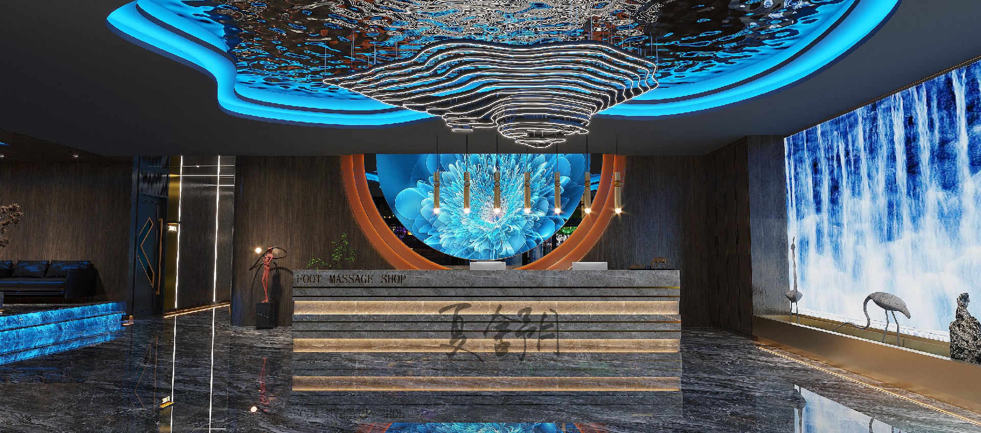 足浴店裝修 足浴店裝修設(shè)計