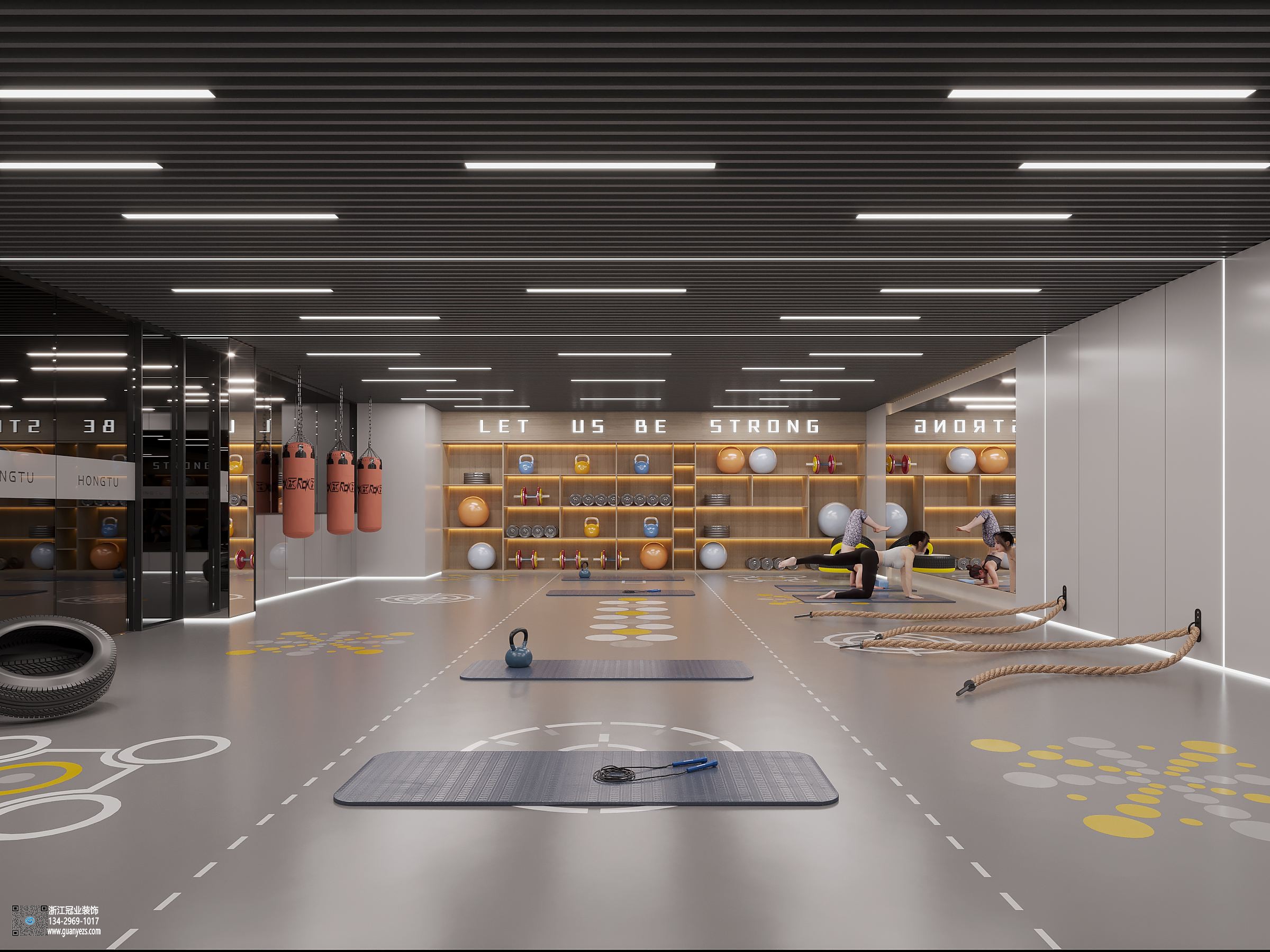 杭州瑜伽館裝修 杭州瑜伽館裝修