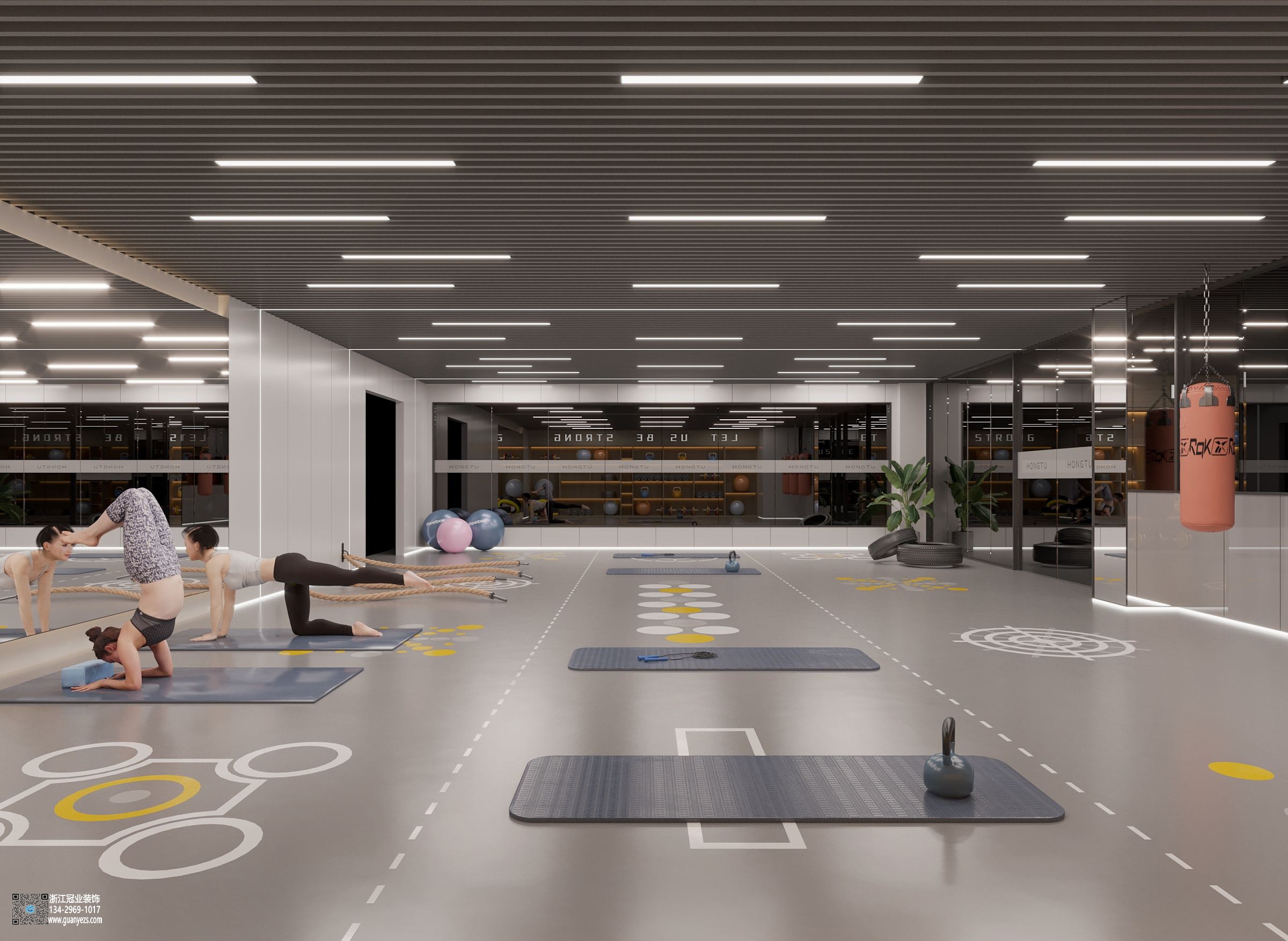 杭州瑜伽館裝修 杭州瑜伽館裝修